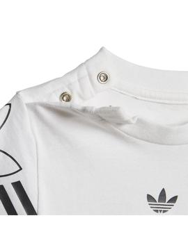 Conjunto Baby adidas Blanco negro