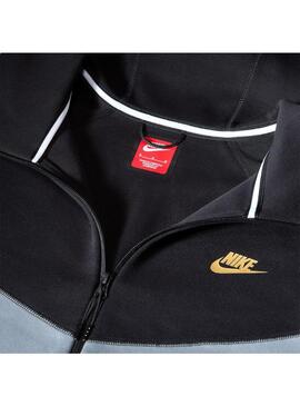Chaqueta Hombre Nike Tech Fz Wr Gris Negro