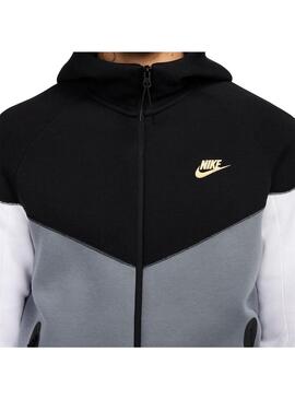 Chaqueta Hombre Nike Tech Fz Wr Gris Negro