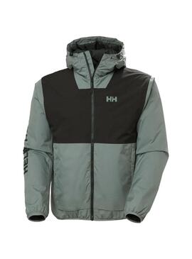 Cazadora Hombre HH Ervik Verde Negro