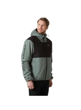 Cazadora Hombre HH Ervik Verde Negro