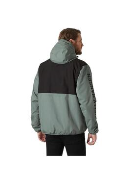 Cazadora Hombre HH Ervik Verde Negro