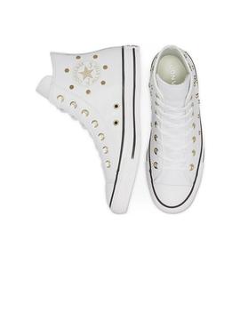 Zapatilla Mujer Converse All Star Studs Hi Blanca