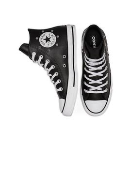 Zapatilla Chica Converse All Star Studs HI Negra