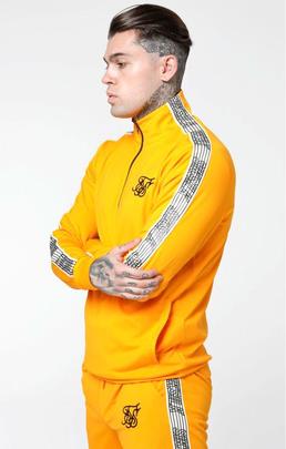 Sudadera Hombre SikSilk Runner Amarillo