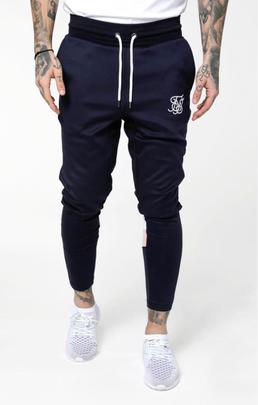 Pantalón Hombre SikSilk Sprint Track Marino Rosa B