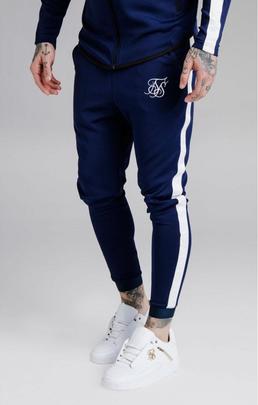 Pantalón Hombre SikSilk Athlete Track Marino