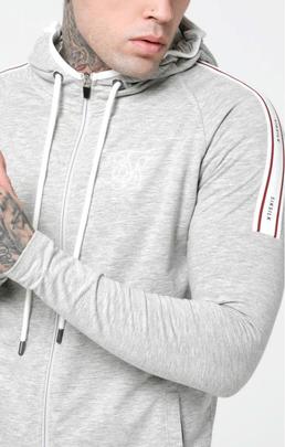 Chaqueta Hombre SikSilk Sport Gris