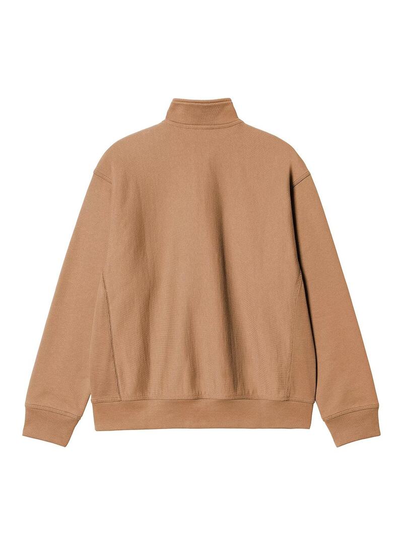 Sudadera Hombre Carhartt WIP Half Zip Marron
