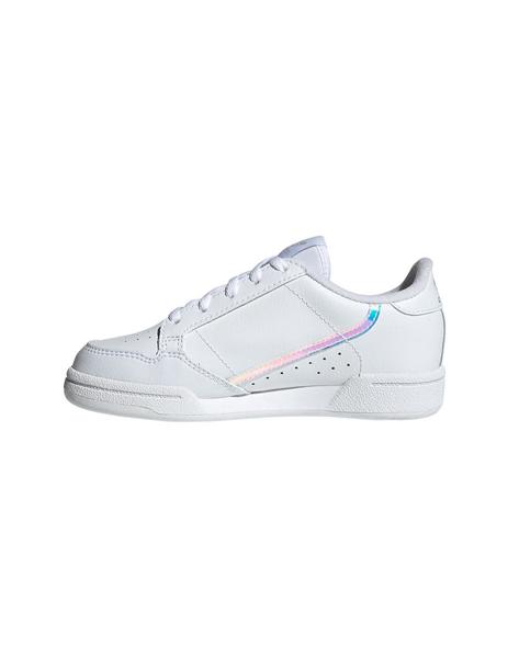 Verdulero Anterior pellizco Zapatilla Niña adidas Continental 80 C Blanca