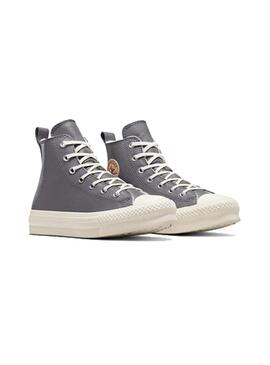 Zapatilla Niña/o Converse Ctas Eva Leather Gris