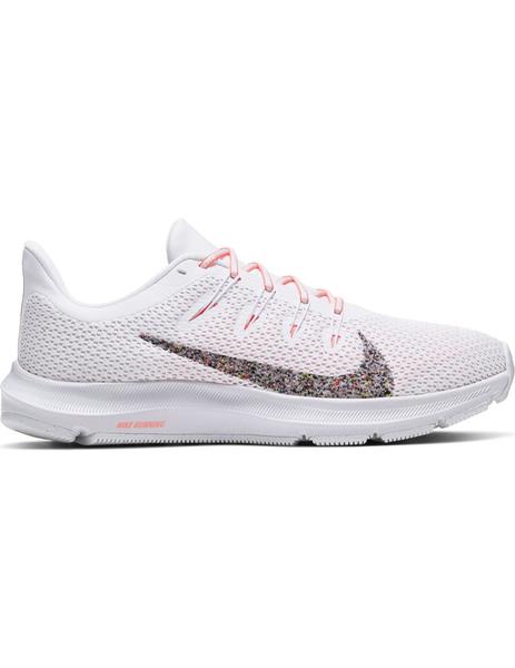 Dedos de los pies País Cumbre Zapatilla Mujer Nike Quest 2 Blanco