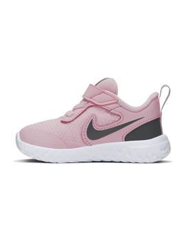 Zapatilla Niña Nike Revolution 5 Rosa/Negro