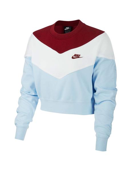 sudadera nike blanca mujer