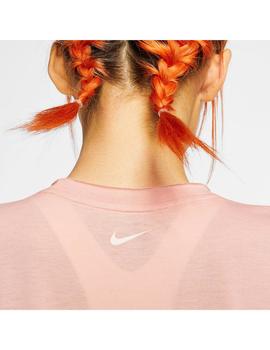 Camiseta Mujer Nike Side Tie Rosa