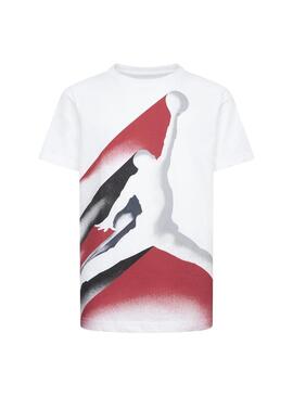 Camiseta Niño/a Jordan Tee Blanca Negra