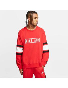 Sudadera Hombre Nike Air Flc Roja