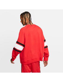 Sudadera Hombre Nike Air Flc Roja