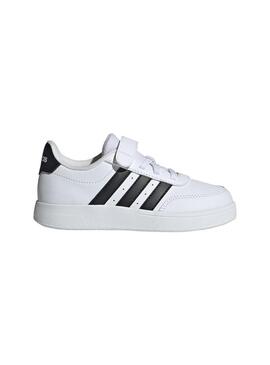 Zapatilla Niño/a adidas Breaknet Blanca Negra