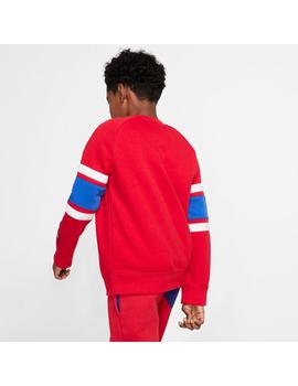 Sudadera Niño Nike Air Roja