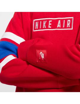 Sudadera Niño Nike Air Roja