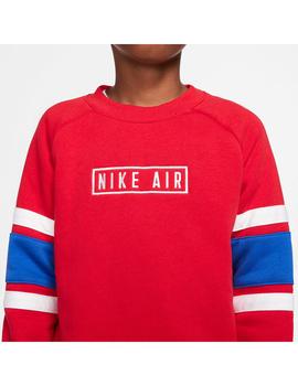 Sudadera Niño Nike Air Roja