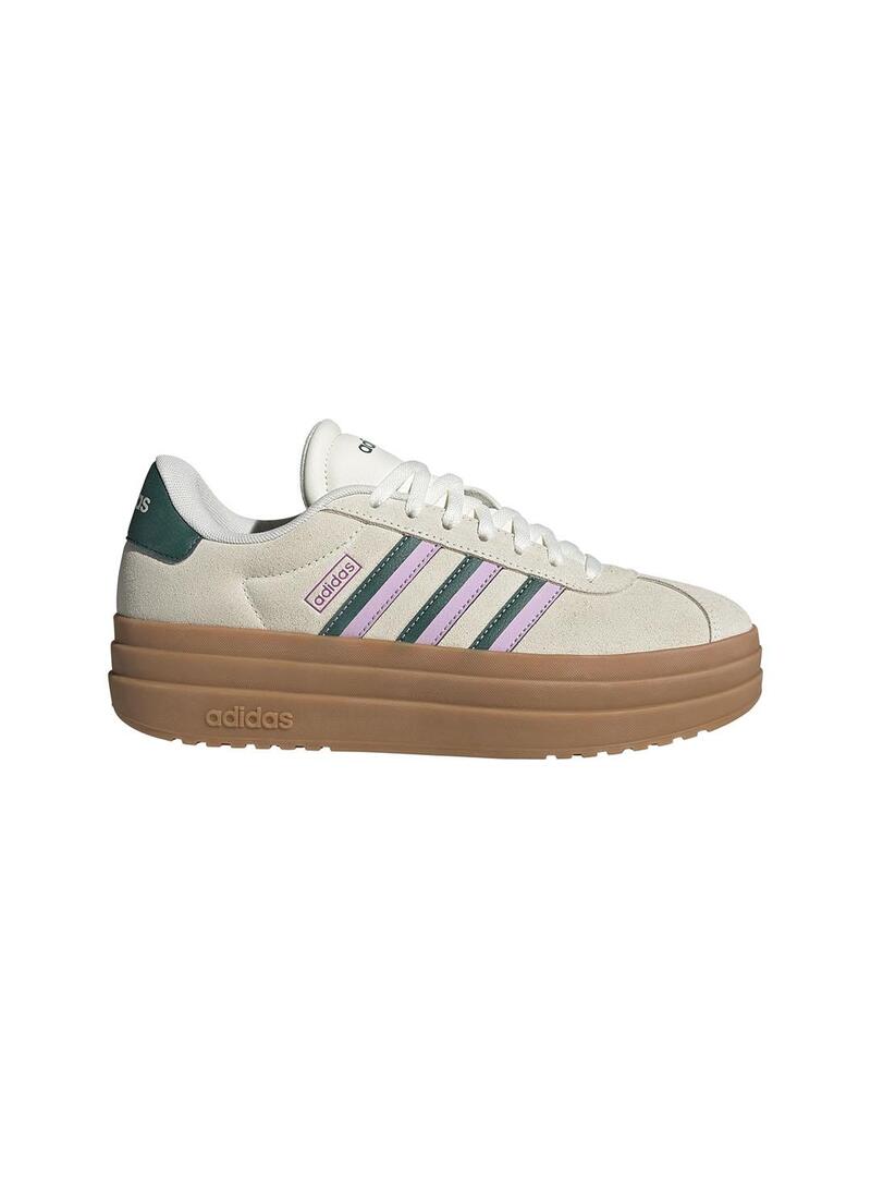 Zapatilla Mujer adidas Vl Court B Beige Verde Ro