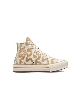 Zapatilla Niña Converse All Star Eva Plataf Beige