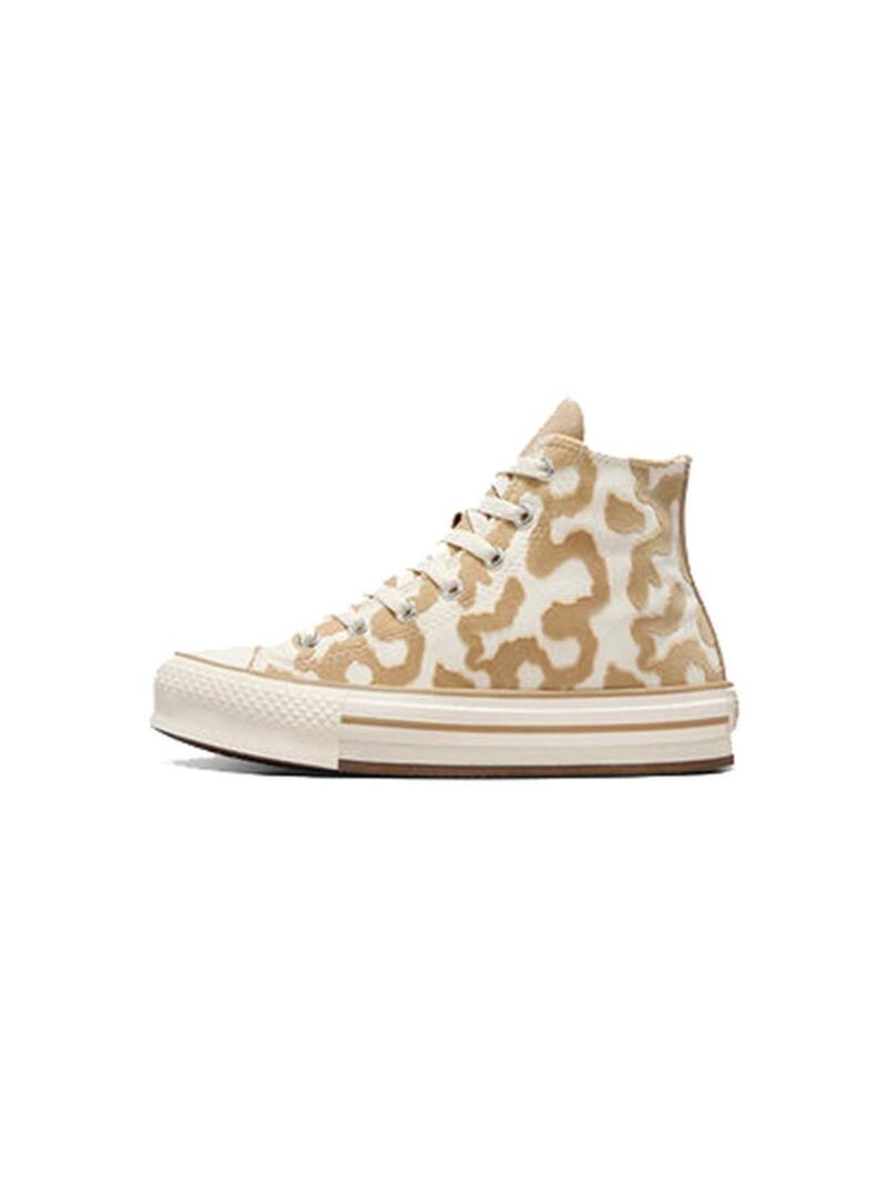 Zapatilla Niña Converse All Star Eva Plataf Beige