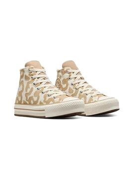 Zapatilla Niña Converse All Star Eva Plataf Beige