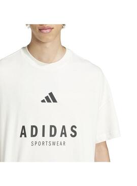 Camiseta Hombre adidas szn Beige