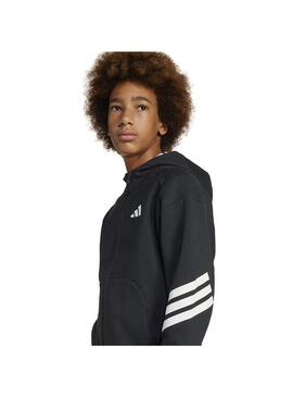Sudadera Niño/a adidas Gi 3S Negra
