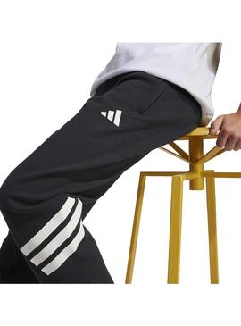 Pantalon Niño/a adidas Fi 3S Negro