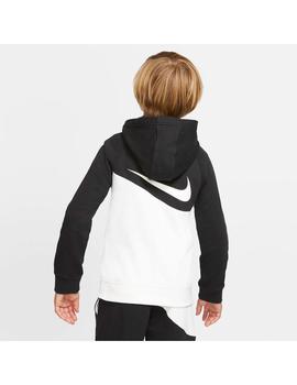 Sudadera Niño Nike Swoosh H. Blanco