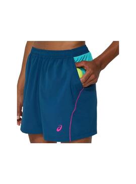 Pantalon corto Hombre Asics Padel Court 7 Azul