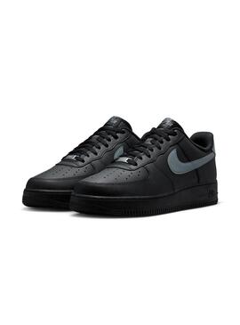 Zapatilla Hombre Nike Air Force 1´07 Negra Gris
