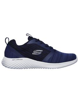 Zapatilla Hombre Skechers Bounder Marino