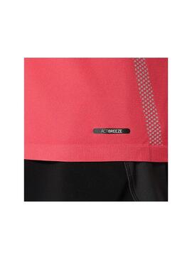 Camiseta Hombre Asics Seamless Azul Rojo