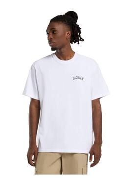 Camiseta Hombre Dickies Snake Blanca