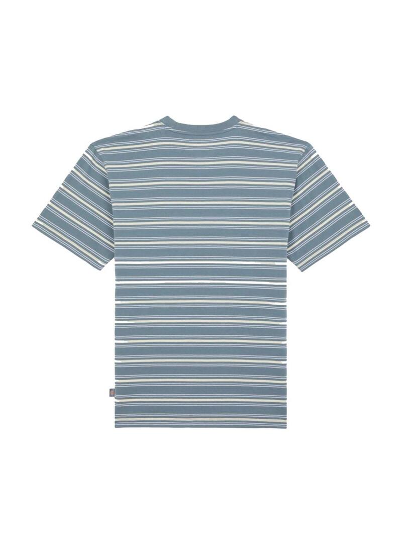 Camiseta Hombre Dickies Lewistown Stripe Azul