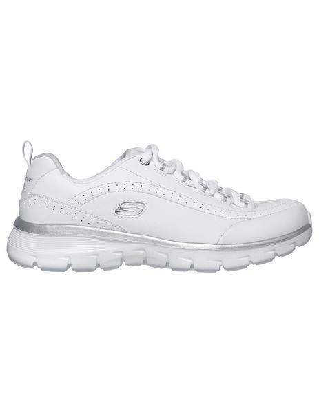 Mujer vergüenza abortar Zapatilla Mujer Skechers Synergy Wide Fit Blanco