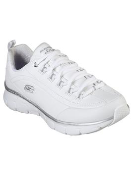 Zapatilla Mujer Skechers Synergy Wide Fit Blanco