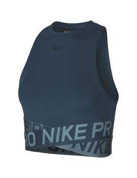 Top Mujer Nike Crop Tank Petróleo