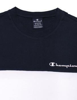 Camiseta  Hombre Champion Blanco/Azul/Rojo