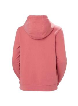 Sudadera Mujer Helly Hansen Logo Hoodie 2.0 Rosa