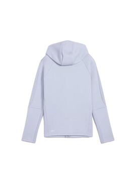 Sudadera Mujer Puma Evostripe II Celeste