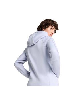 Sudadera Mujer Puma Evostripe II Celeste