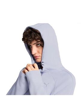 Sudadera Mujer Puma Evostripe II Celeste