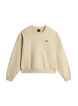 Sudadera Mujer Vans Style 76 Beige