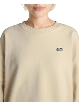 Sudadera Mujer Vans Style 76 Beige